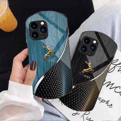 Защитный чехол, совместимый с iPhone 11/12/13/14/15/SE/Max, устойчивый к падениям, полностью покрывающий корпус, овальный дизайн с текстурой дерева.