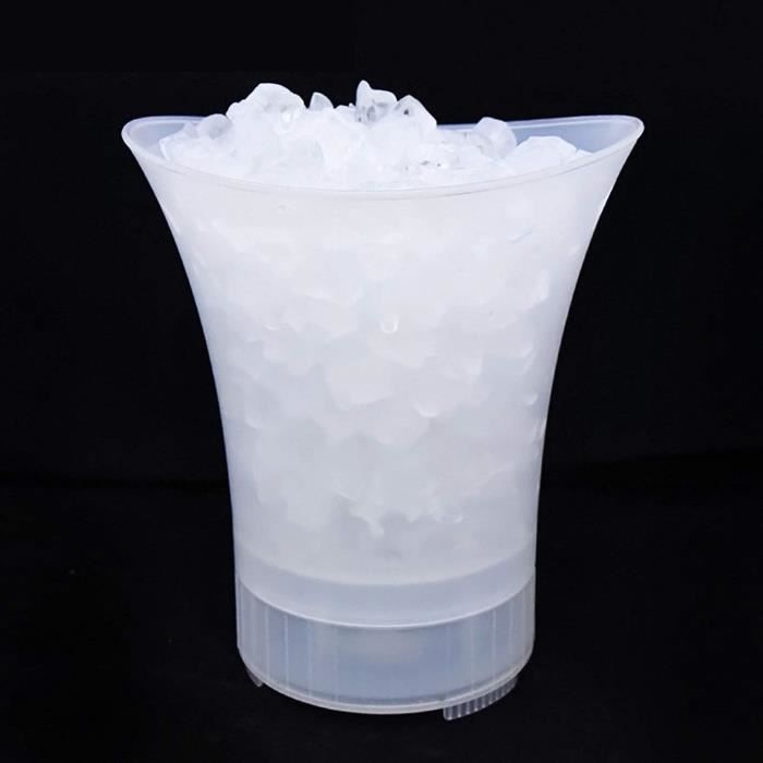 Seau à glace - Bluetooth - Couleurs RVB - Matériau PE - Résistant à l'eau