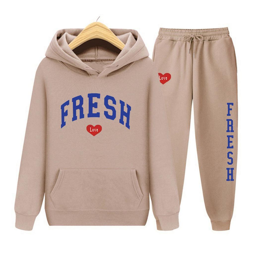 Американская ретро минималистичная спортивная толстовка с буквенным принтом, осенне-зимняя флисовая утепленная куртка с капюшоном, повседневный комплект