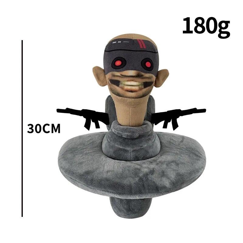 1/6/12 шт. Skibidi туалет плюшевая игрушка Титан ТВ человек босс туалет мультяшные куклы мягкая кукла Рождественский подарок на день рождения для детей