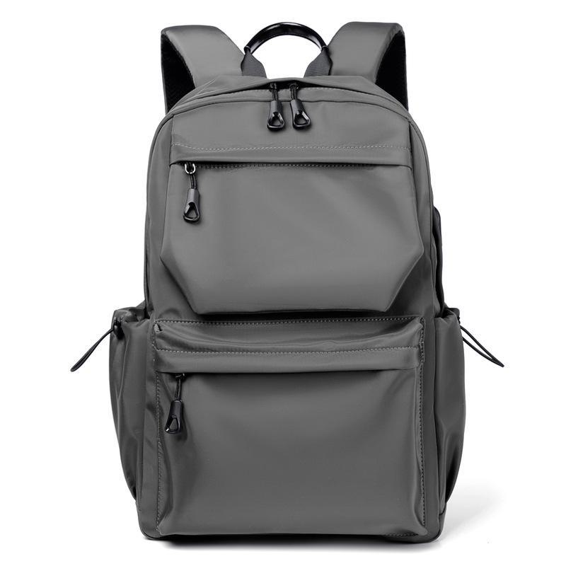 Men's Korean Style Double Back Laptop Backpack - Trendy Student Travel Bag