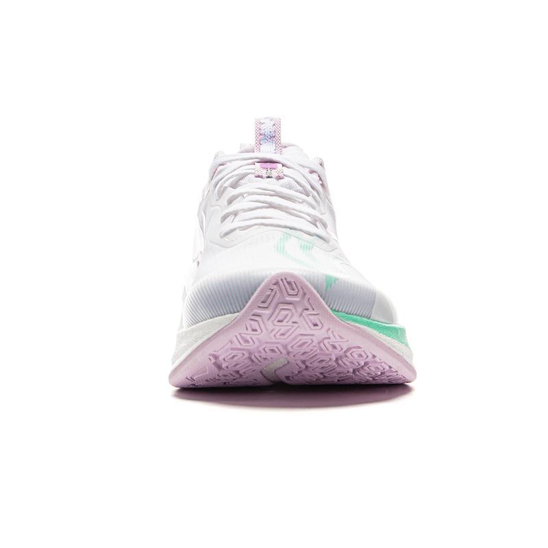Li Ning Детские Rabbit 8 Pro Простые Универсальные Нескользящие Износостойкие Низкие Кроссовки для Бега Мужские Кроссовки для Бега Белый Фиолетовый YKFV128-2