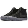 Nike Sb Blazer Zoom Mid Черный/Черный/Металлический Оловянный 876872-006