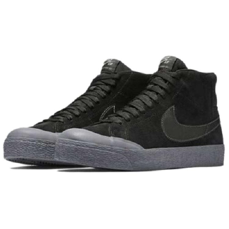 Nike Sb Blazer Zoom Mid Черный/Черный/Металлический Оловянный 876872-006
