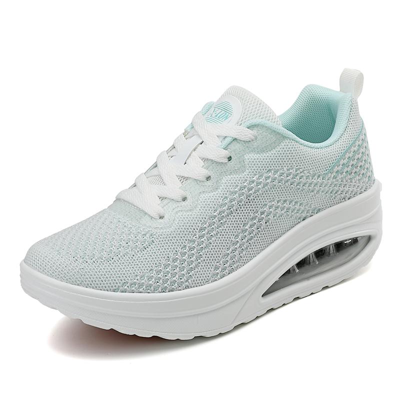 TUINANLE Женские кроссовки на толстой подошве, спортивная обувь, повседневная обувь на сетчатой платформе