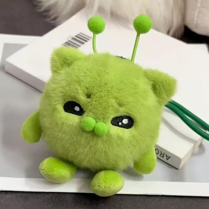 Плюшевая игрушка Kawaii Инопланетный Кот Реалистичная Аниме Игра Товар Плюшевая Игрушка Фигурка Персонажа Кукла Предмет Коллекционирования Праздничный Подарок Для Друга
