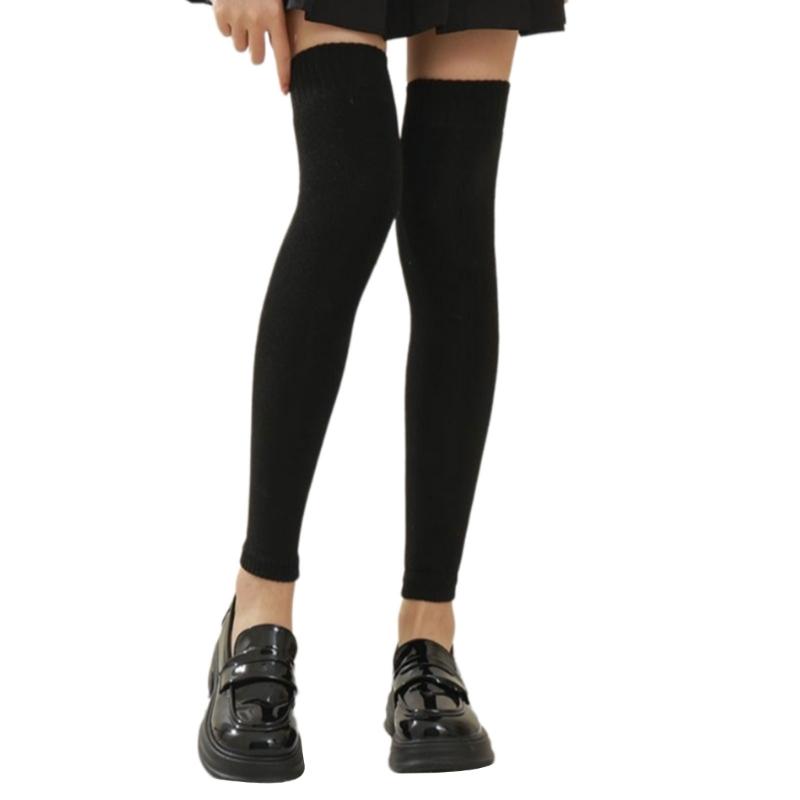 Зимние термо leg sleeves Эластичные Уютные Теплые Растягивающиеся Наколенники Для Женщин Холодная Погода В Помещении На Улице Активность