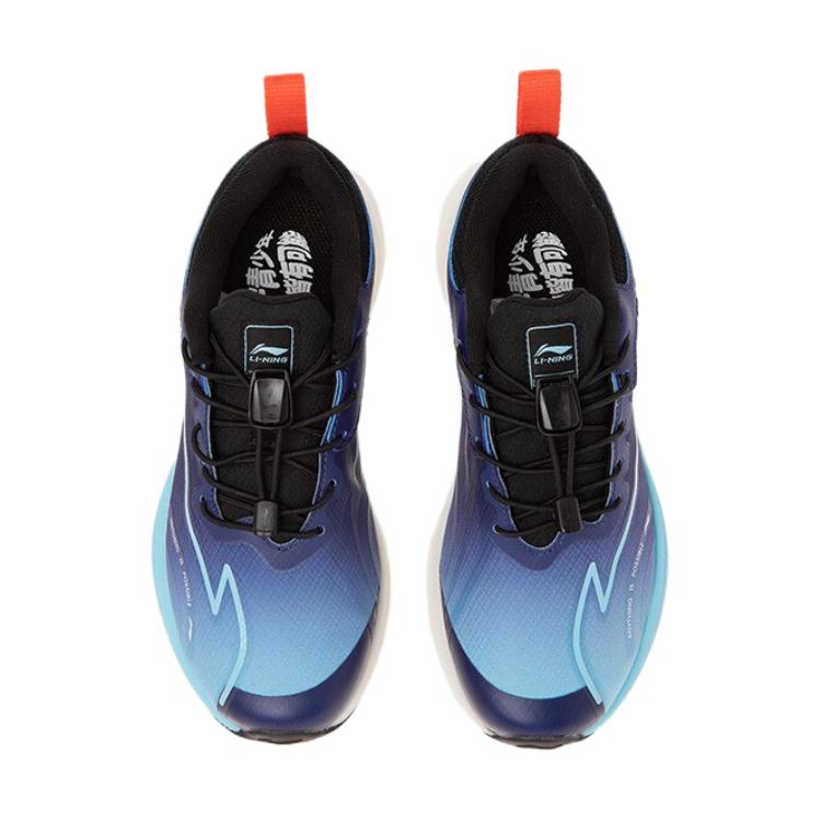 Li Ning молодежные детские модные нескользящие амортизирующие износостойкие кроссовки с низким верхом детские кроссовки синие YKFR078-5