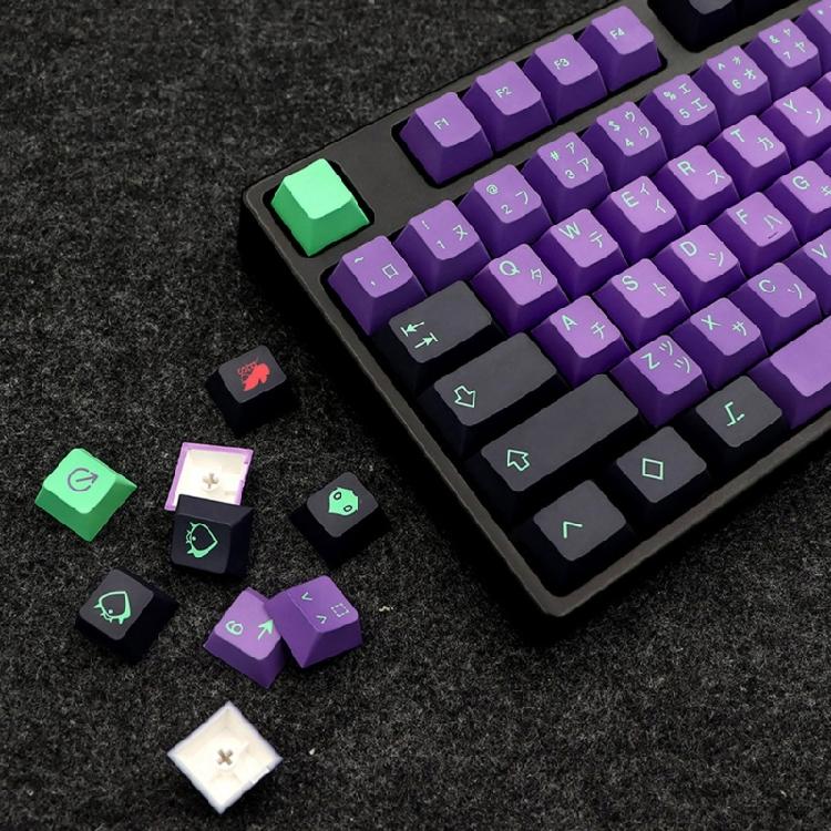 PBT Dye Sub Keycaps 146pcs Cherry Profile EVA Keycap Set for Gaming Mechanical