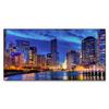 Big Size Modern City Night Scene Canvas Painting Wall Art Landscape Reflection Posters and Prints for Living Room Home Decor No Frame