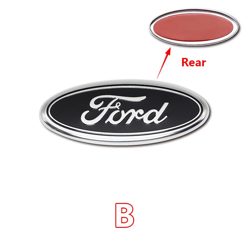 AAANK1 5.8cm Car Steering Wheel Center Badge Logo Sticker Steering Wheel Logo Sticker For Ford Focus 3 MK2 Fiesta MK7 Mondeo MK4 Fusion