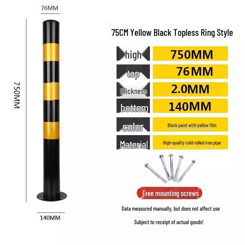 Thickened Steel Guardrail Posts & Anti-Collision Bollards - Road Barriers & Lane Dividers