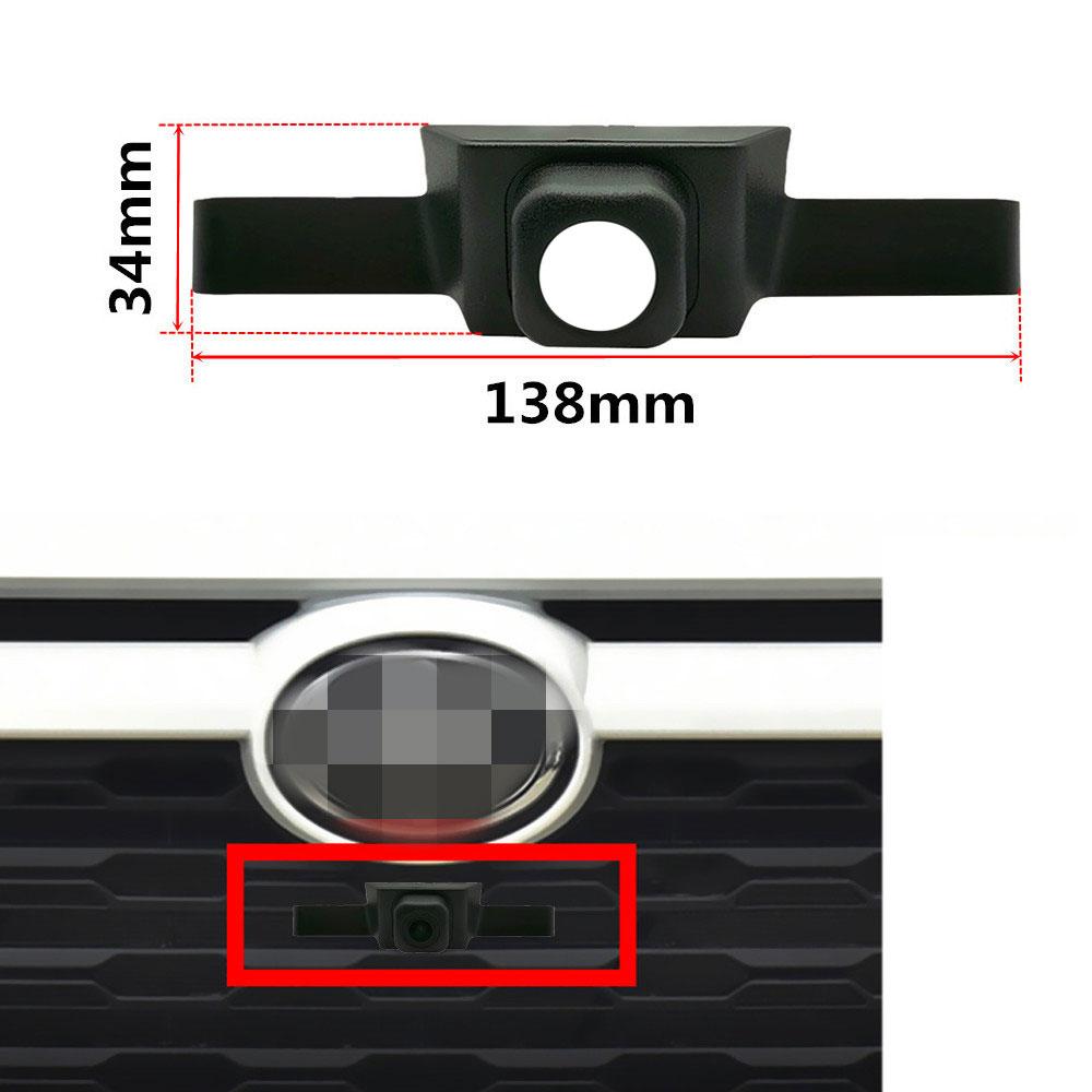 YIFOUM Car Front View Positive Logo Camera Bracket Shell Frame Housing For Toyota RAV4 XA50 2019 2020 2021