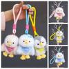 Fluffy Penguin Plush Keyring PP Cotton Cute Animal Plush Keychains  Children Girl