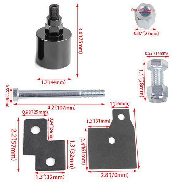 Fits: 1999-2021 Polaris 500-800 Front/Rear 2-4in Suspension Lift Kit