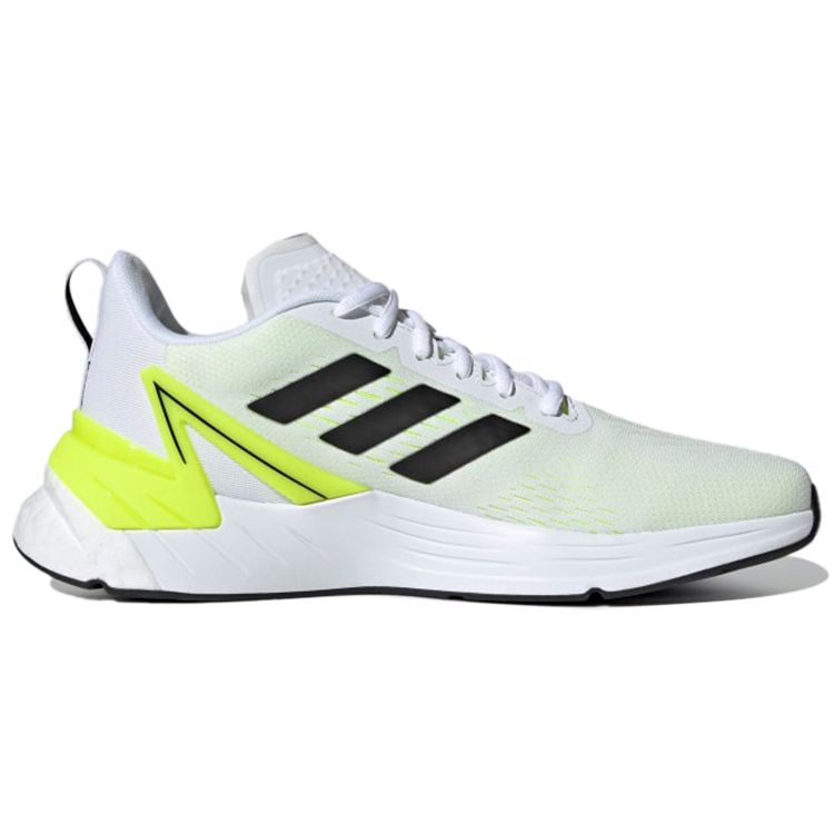 Adidas Response Super Comfortable Sports Mesh Fabric Slip Resistant Durable Low Top Casual Running Shoes Men Sneaker White Black Green FY8749