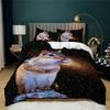 Постельное белье для взрослых Зимний комплект пододеяльника Животное Страус Детский Двуспальный Полуторный Королевский Комплект для спальни Домашний текстиль Комплекты постельного белья Новый