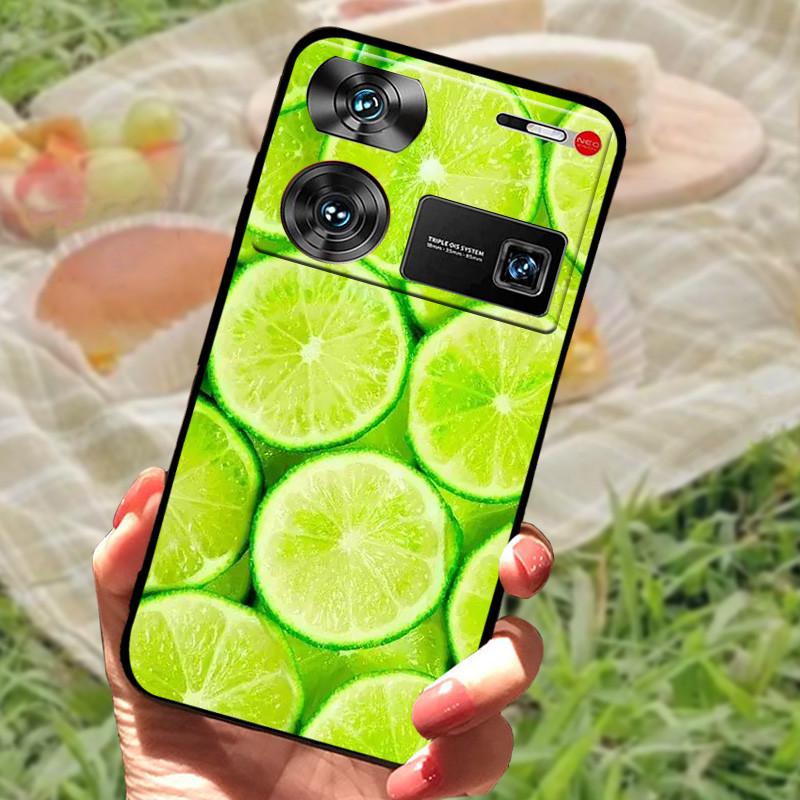 Ударопрочный чехол Funda для ZTE nubia Z60 Ultra, силиконовый, черный, мягкий бампер для чехлов телефона Nubia Z60 Ultra, Z60Ultra, мультяшный корпус