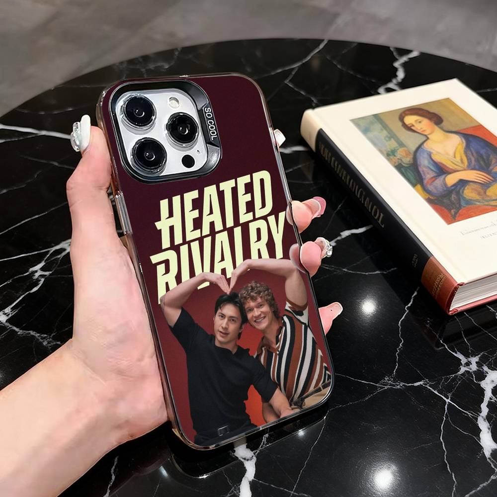 HOT TV H-Heated R-Rivalry LOVE Phone Case For iPhone 17,16,15,14,13,12,11 Plus,Pro Max,XS,Colorful Silver Phone case Funda Cover