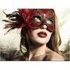 5D DIY Алмазная картина Девушка в маске Набор для вышивки крестом Мозаика Алмазная вышивка Роза Полный круглый/квадратный дрель Украшение дома