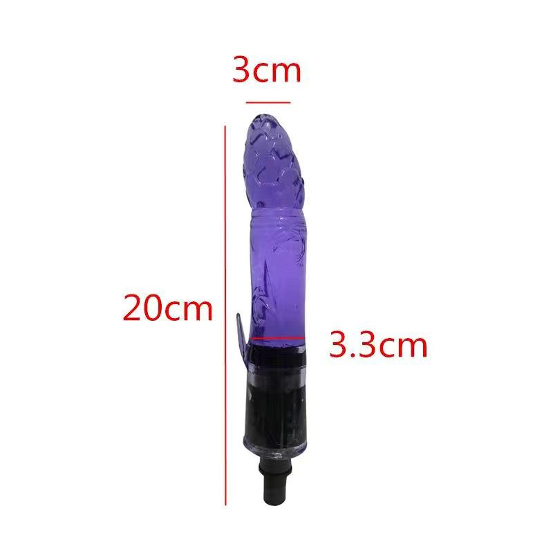 Fascial Gun Dildo Head Vibrator for Erotic Simulation (18~19mm)