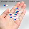 Car Interior Sticker Creative Emblem Badge Sticker Waterproof For BMW M F10 F20 E83 E90 E92 E93 X1 X5 X6 F30 G03 E43 E53 E63 E84 IK7
