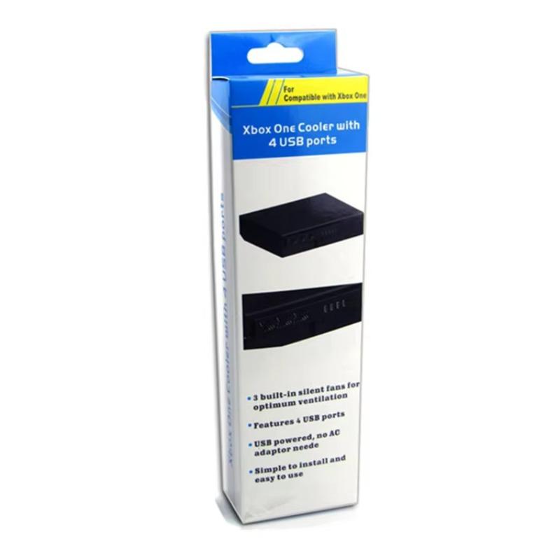 4 USB Port Cooling Fan Charger Stand Base for Xbox One Console Gaming Accessories