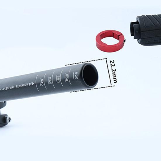 2 шт. Сменные алюминиевые сплавные велосипедные грипсы, ручки, стопорные кольца для МТБ