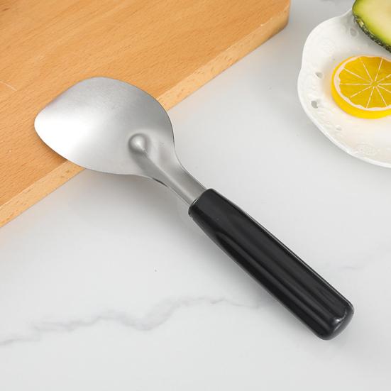 Ice Cream Scoop Stainless Steel Flat Ice Cream Spade Ice Cream Paddle for Hard Freezed or Creamy Ice Cream Dessert Spade Butter Cutter