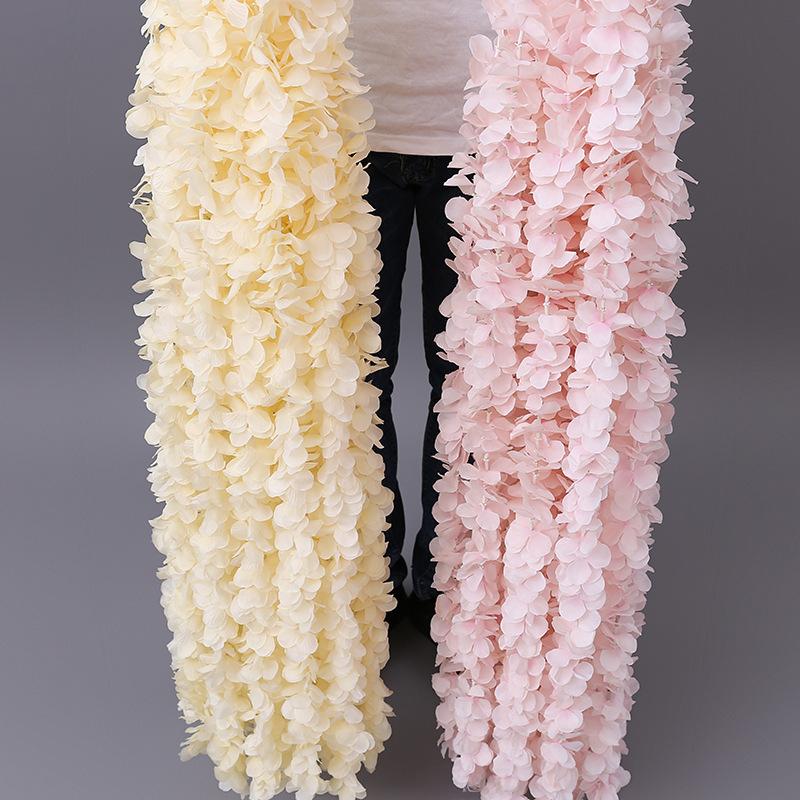 10 шт./упак. 90 см искусственные вишни в цвету лозы шелковые цветы сакуры для вечерние свадебные украшения потолка поддельные гирлянды