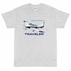 Футболка с изображением самолета Grumman Traveler - Персонализированная с вашим номером N#