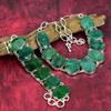 Zambian Emerald Gemstone Jewelry, 925 Solid Sterling Silver Necklace & Bracelet Jewelry Set For Her, Lovely Handmade Jewelry Set For Her