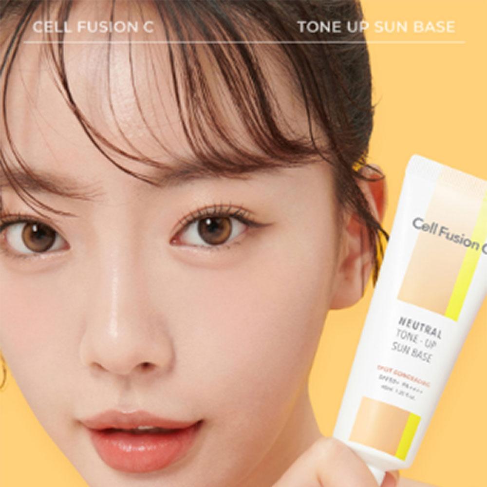 Cell Fusion C Нейтральная тонирующая солнцезащитная база 40 мл (SPF50 +)