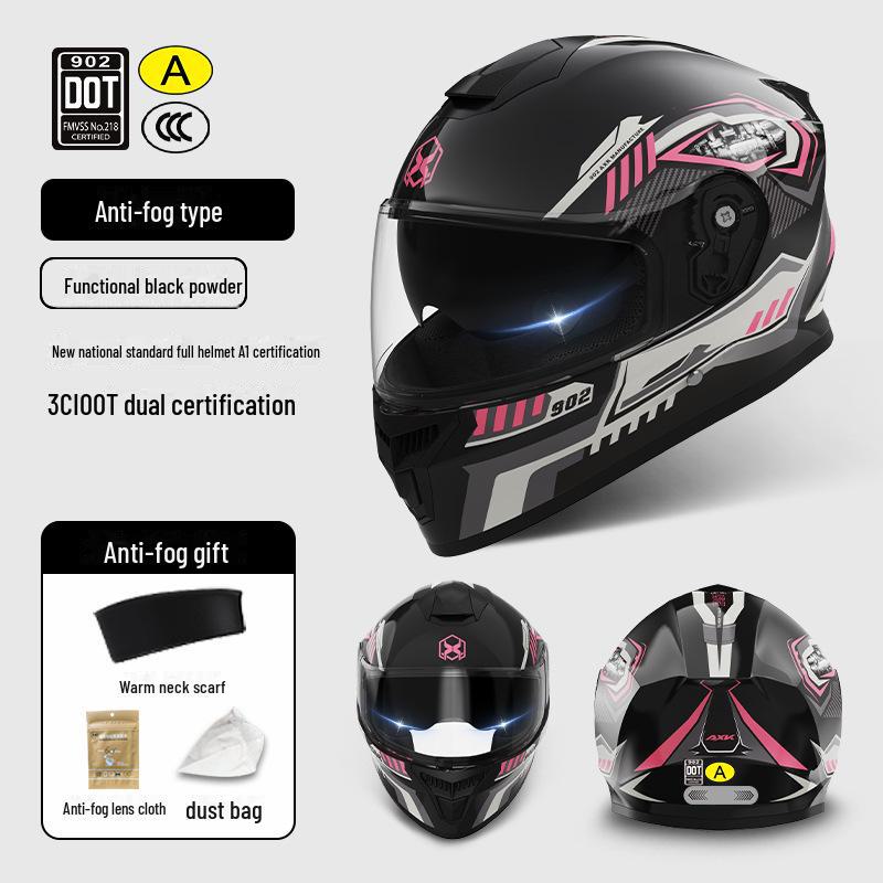 Сертифицированный 3C/DOT мотоциклетный шлем для мужчин и женщин, всесезонный, зимний, закрывающий все лицо