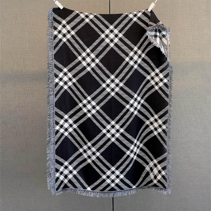 Autumn New Women's Imitation Cashmere Scarf Fashion Jacquard Design High Sense Versatile Age-reducing Warm Scarf