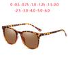 Oversized Leopard Frame Nearsighted Sunglasses With Diopters Sport Square Prescription Sun Glasses For Unidex 0 -0.5 -0.75 To -6