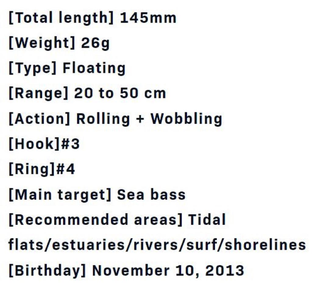 Ima Komomo SF 145 Floating Lure 112 (6422)