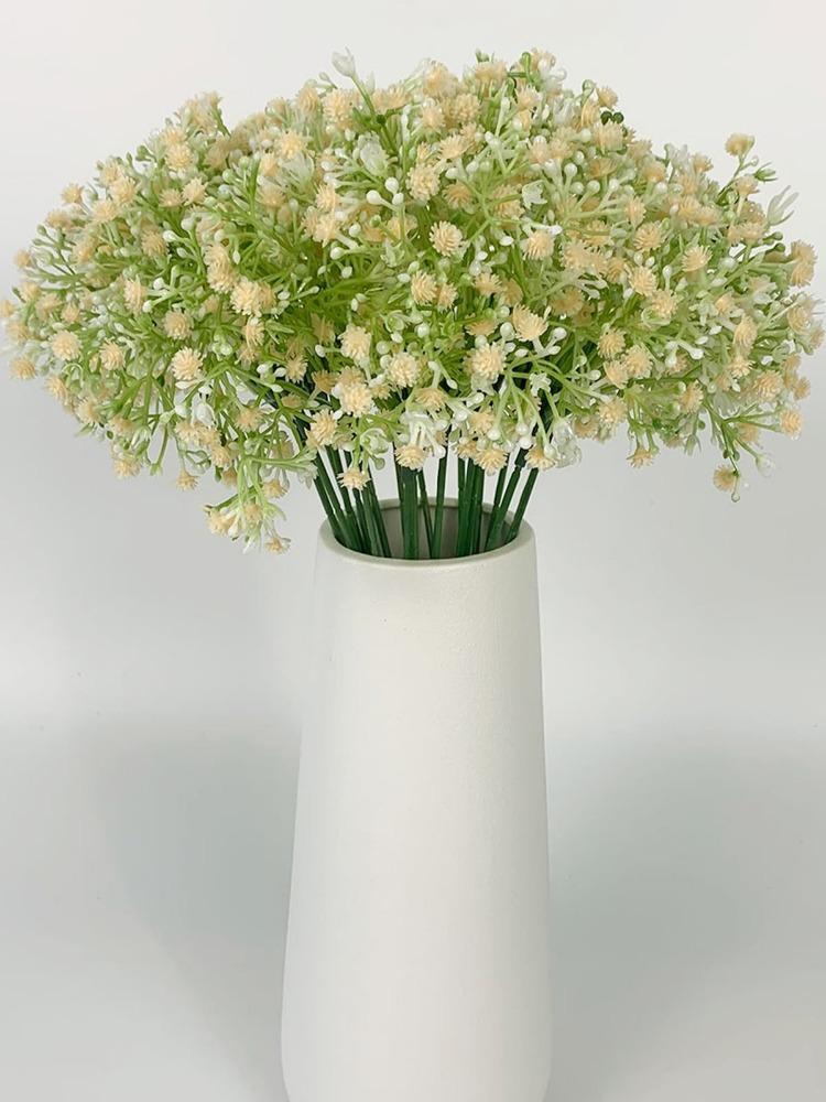 20 шт. 42 см Babys Breath Real Touch Поддельные цветы Гипсофила Цветочные оптом для дома Свадьба Гостиная Сад Декор двора Искусственные цветы