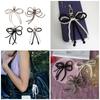 Elegant Pearl Bowknot Keychain Pendant Lovely Decoration Bag Phone Ornament Women Backpack Handbag Charm Gift for Girls