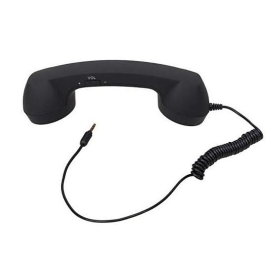 Mobile Phone Receiver Phone Handset with Retro 3.5MM Adjustable Volume And Microphone Mobile