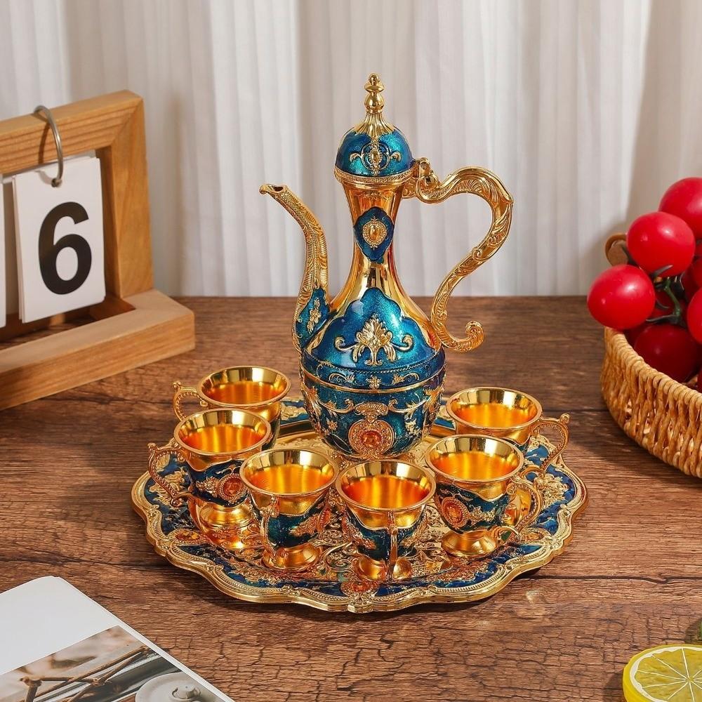 Luxury Teapot Kit Multifunctional Coffee Pot Set Serving Tea Set Turkish Tea Set Home