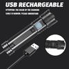 365 нм УФ-фонарик, перезаряжаемый через USB-C, водонепроницаемый по стандарту IPX7, Ультрафиолетовый фонарик, ручной, мини, с фитилем 365 нм фиолетового света