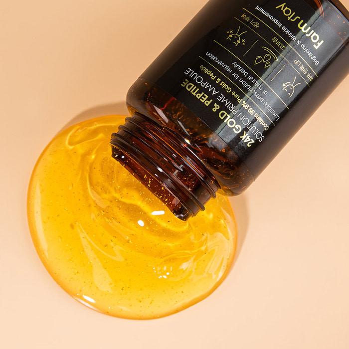 Farm Stay 24K Gold & Peptide Solution Prime Ampoule