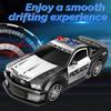 Пульт дистанционного управления Дрифт-автомобиль Пульт дистанционного управления Полицейская машина Большой размер Пульт дистанционного управления Автомобиль 1/12 2,4 ГГц Пульт дистанционного управления