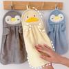 Hangable Hand Towel  Absorbent Towel  Children's Hand Towel  Baby Hand Towel  Lovely Penguin  Duck  Soft and Skin-friendly