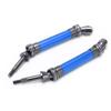 CVD Steel Rear Drive Shaft Assembly for Traxxas Slash Rustler Vxl 4x4 4wd 1/10 RC CarBlue