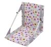 Captain Stag Zabuton Folding Chair with Storage Dimensions X D X 41cm X 44cm X 44cm In Chair (CAPTAIN STAG) Mat, Compact, Bag, Bloom/Purple Gray,