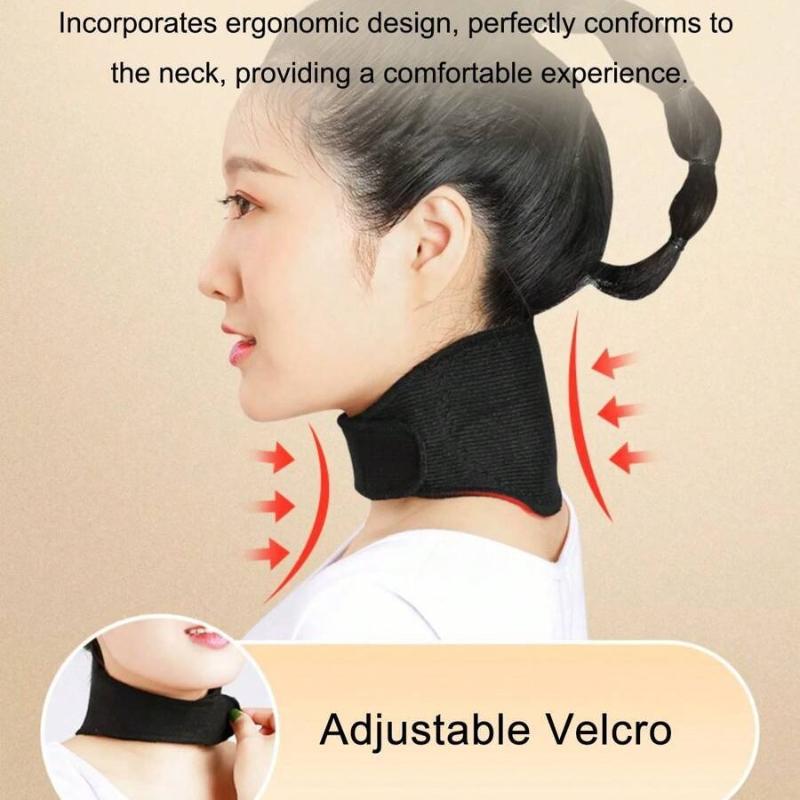 Neck Wrap Support Family Hot Selling Self Heating Magnetic Neck Massage Tourmaline Winter Comfortable Warming 15 Magnets Stone