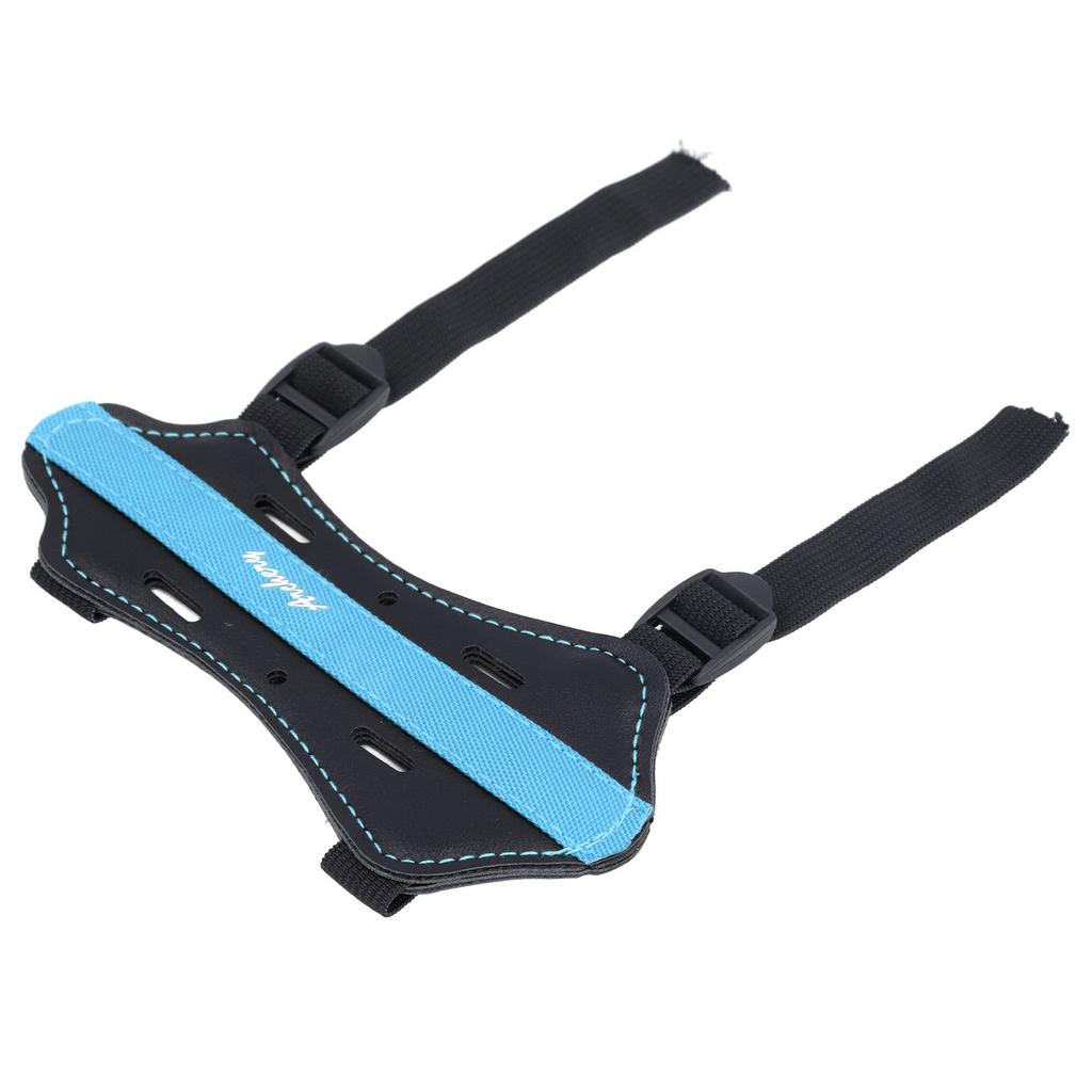Kids Archery Arm Guard PU Leather Adjustable Thickened Breathable Shooting Practice Bow Forearm Protector for Recurve