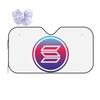 Криптовалюта Solana - Solana SOL Козырек от солнца Ветровое стекло Автомобильное переднее ветровое стекло Окно Солнцезащитный козырек Аксессуары Чехлы